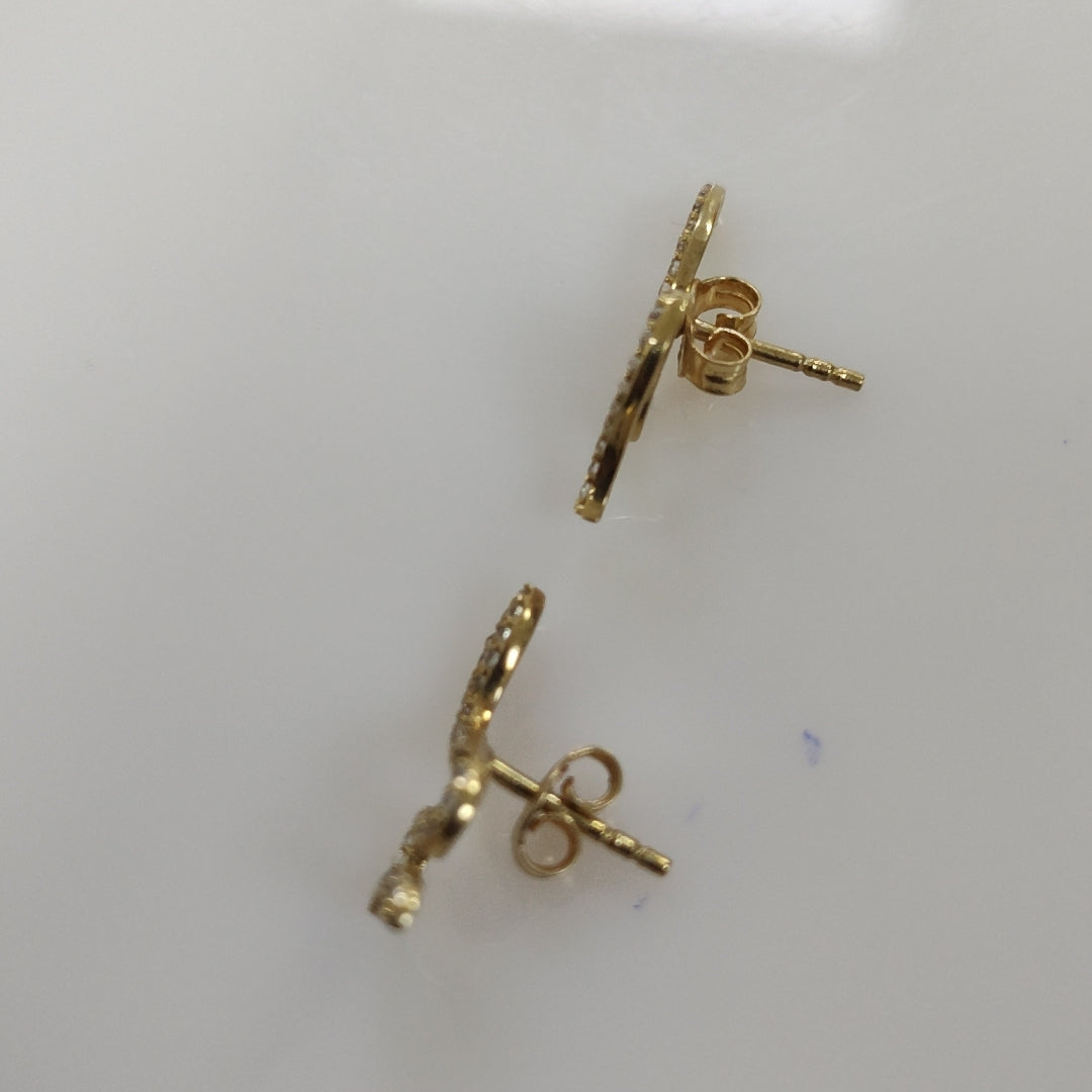 ARETES PAR ORO 10 K 1.9 GRMS (SEMINUEVO)