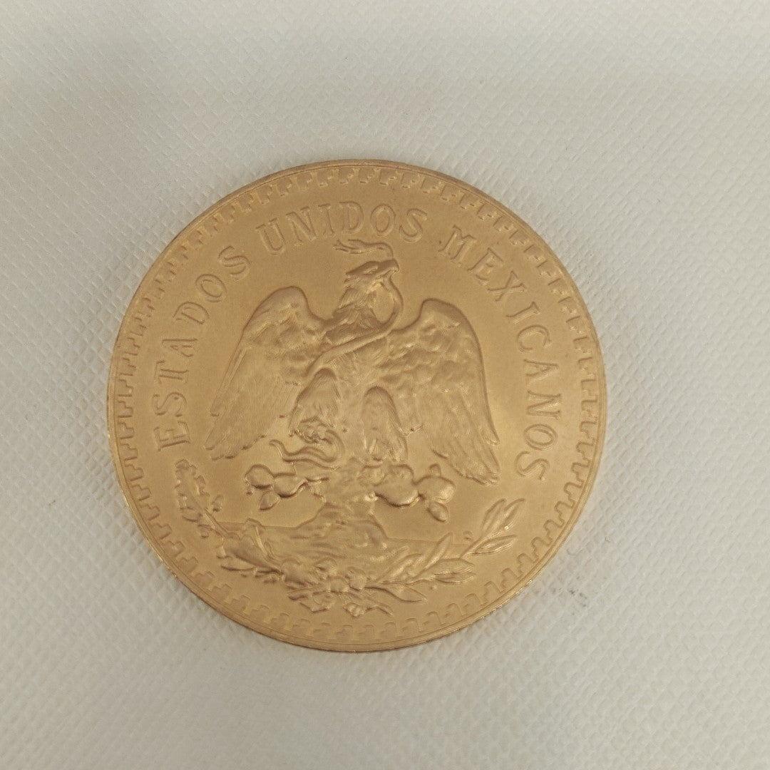 K1 41.6 GRMS 21 K IDENTIFICACIÓN MONEDA NOMINATIVA MONEDAS PESOS 50 PESOS (SEMINUEVO)