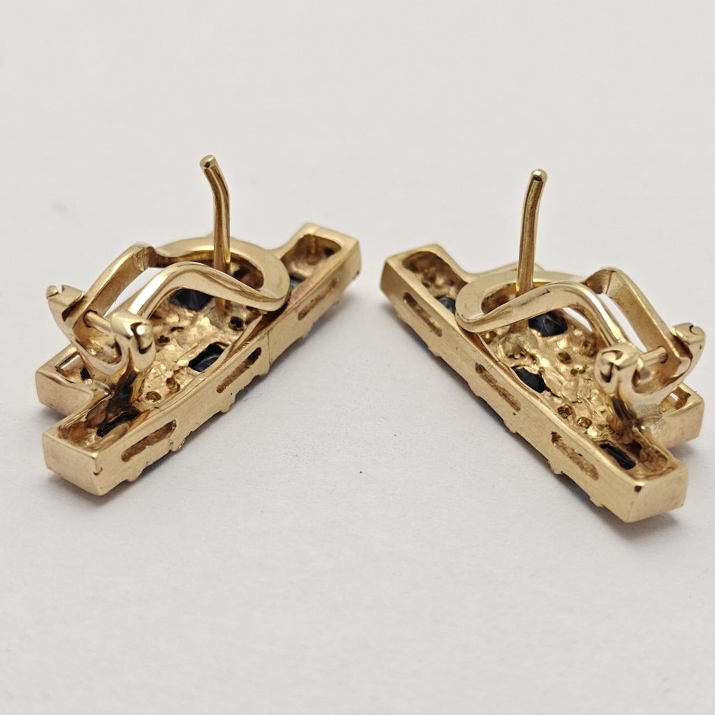 ARETES PAR ORO 14 K 8,40 GRMS (SEMINUEVO)