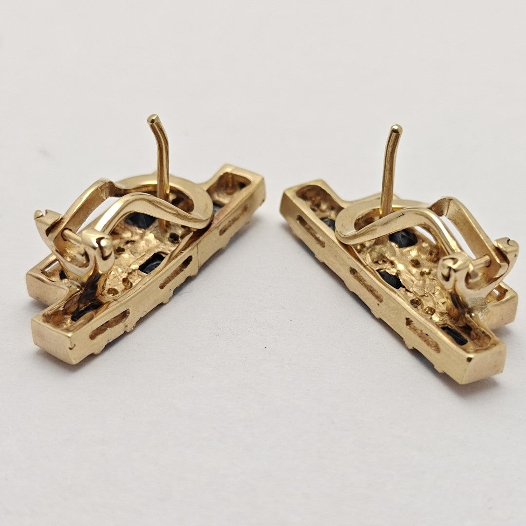 ARETES PAR ORO 14 K 8,40 GRMS (SEMINUEVO)