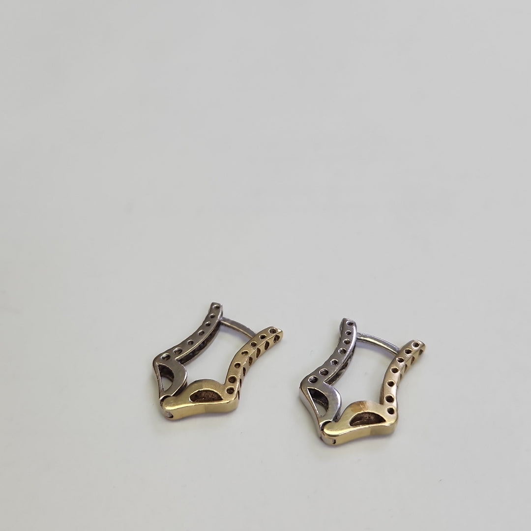 ARRACADAS PAR ORO 14 K 3,20 GRMS (SEMINUEVO)