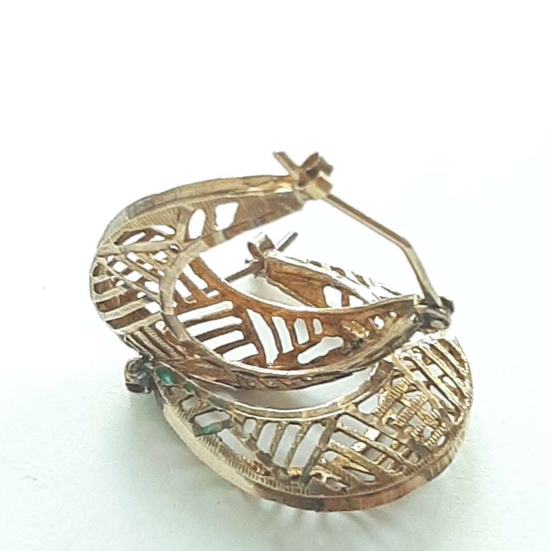 ARETES PAR ORO 10 K 3,90 GRMS (SEMINUEVO)