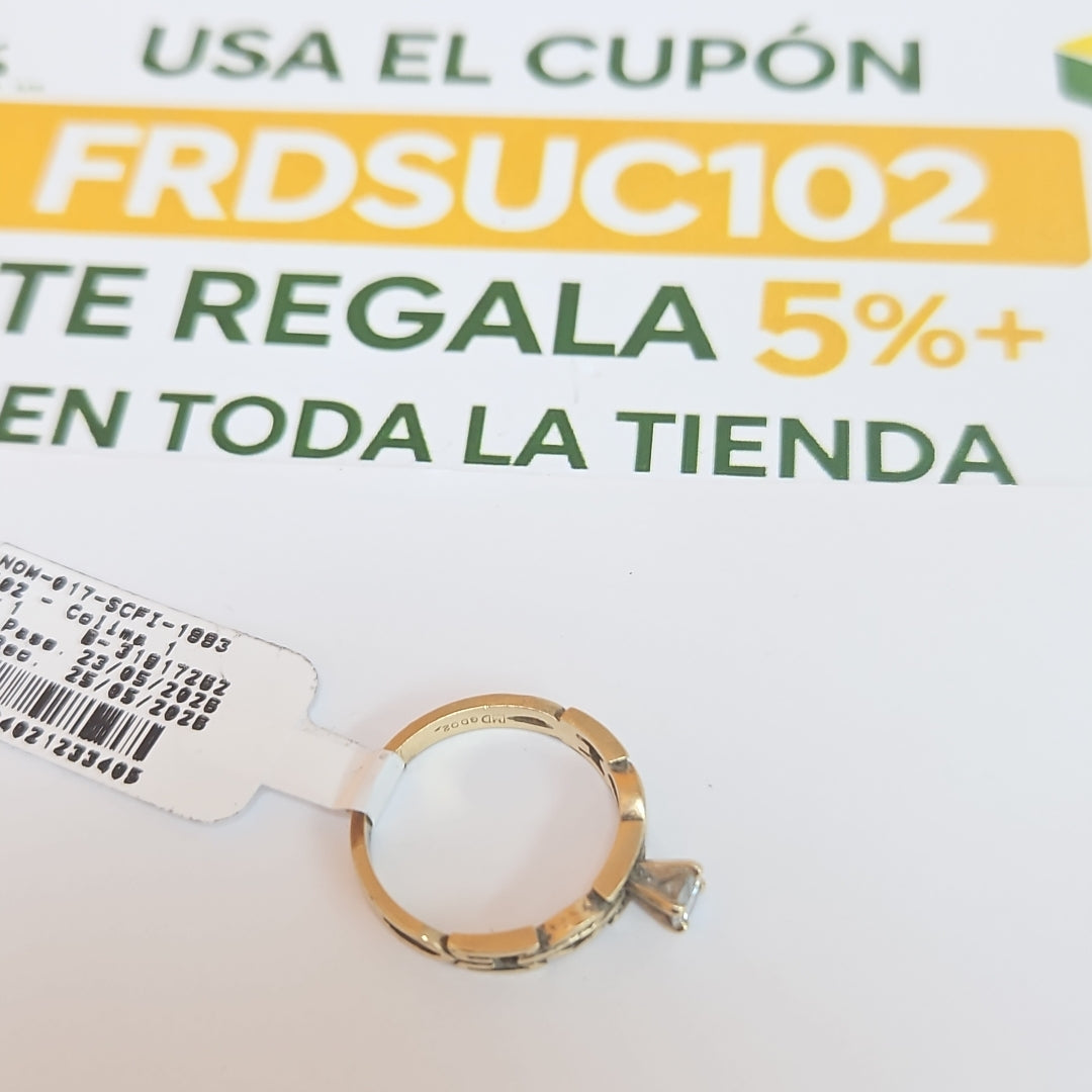 SOLITARIO ORO 14 K 3,00 GRMS (SEMINUEVO)