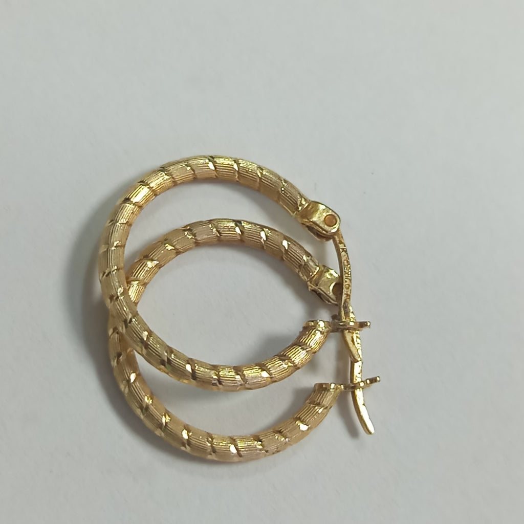 ARRACADAS PAR ORO 14 K 1.8 GRMS (SEMINUEVO)