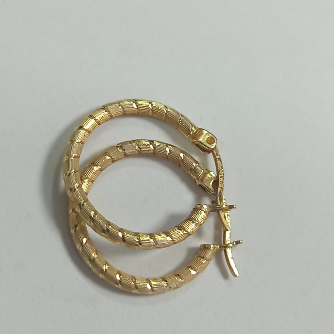 ARRACADAS PAR ORO 14 K 1.8 GRMS (SEMINUEVO)