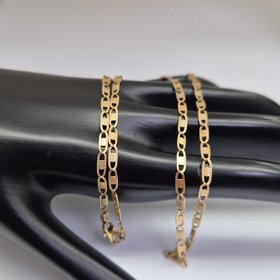 CADENA ORO COMBINADO 8 K 5.6 GRMS (SEMINUEVO)