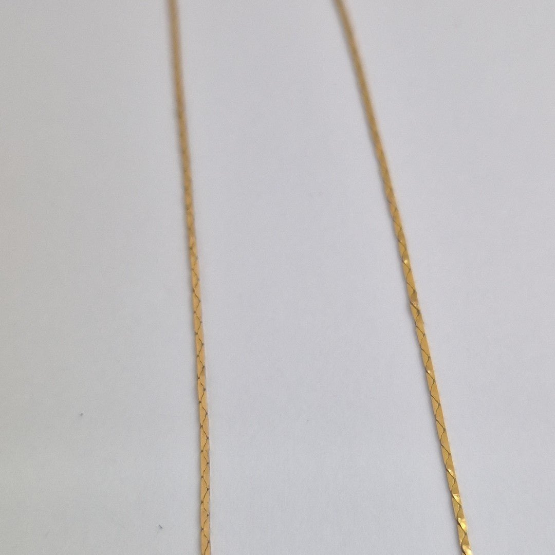 CADENA ORO 14 K 2,20 GRMS (SEMINUEVO)