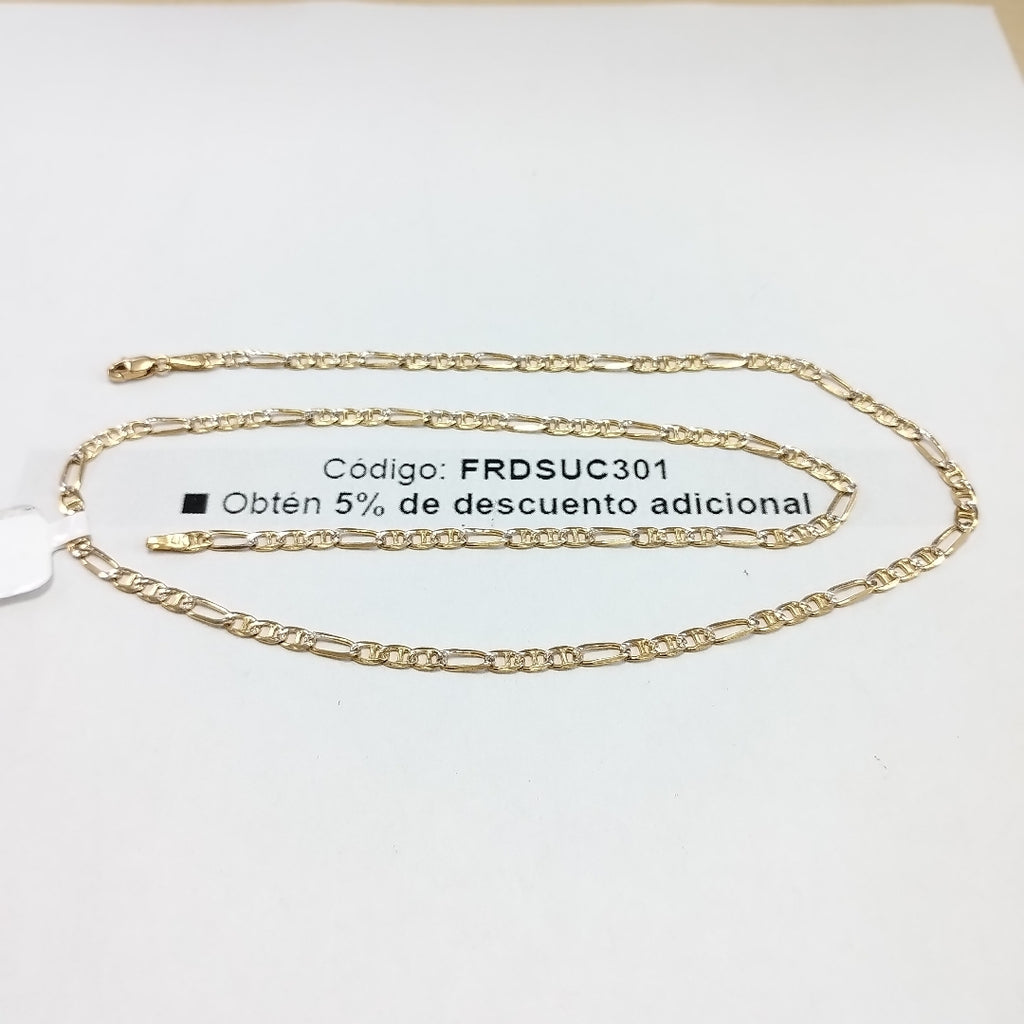 CADENA TEJIDO 3X1 8.5G 55 CM (NUEVO)