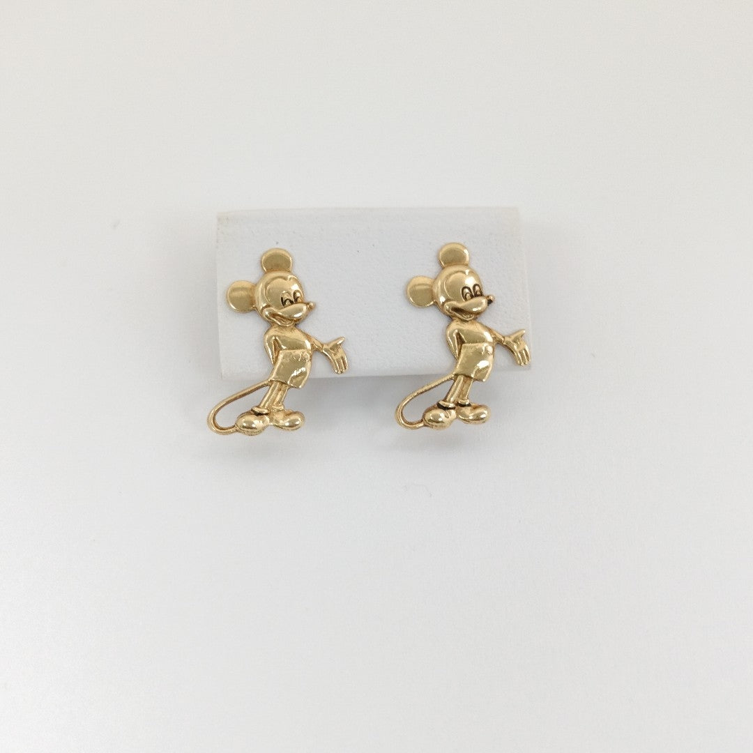 BROQUELES PAR ORO 14 K 2.7 GRMS (SEMINUEVO)
