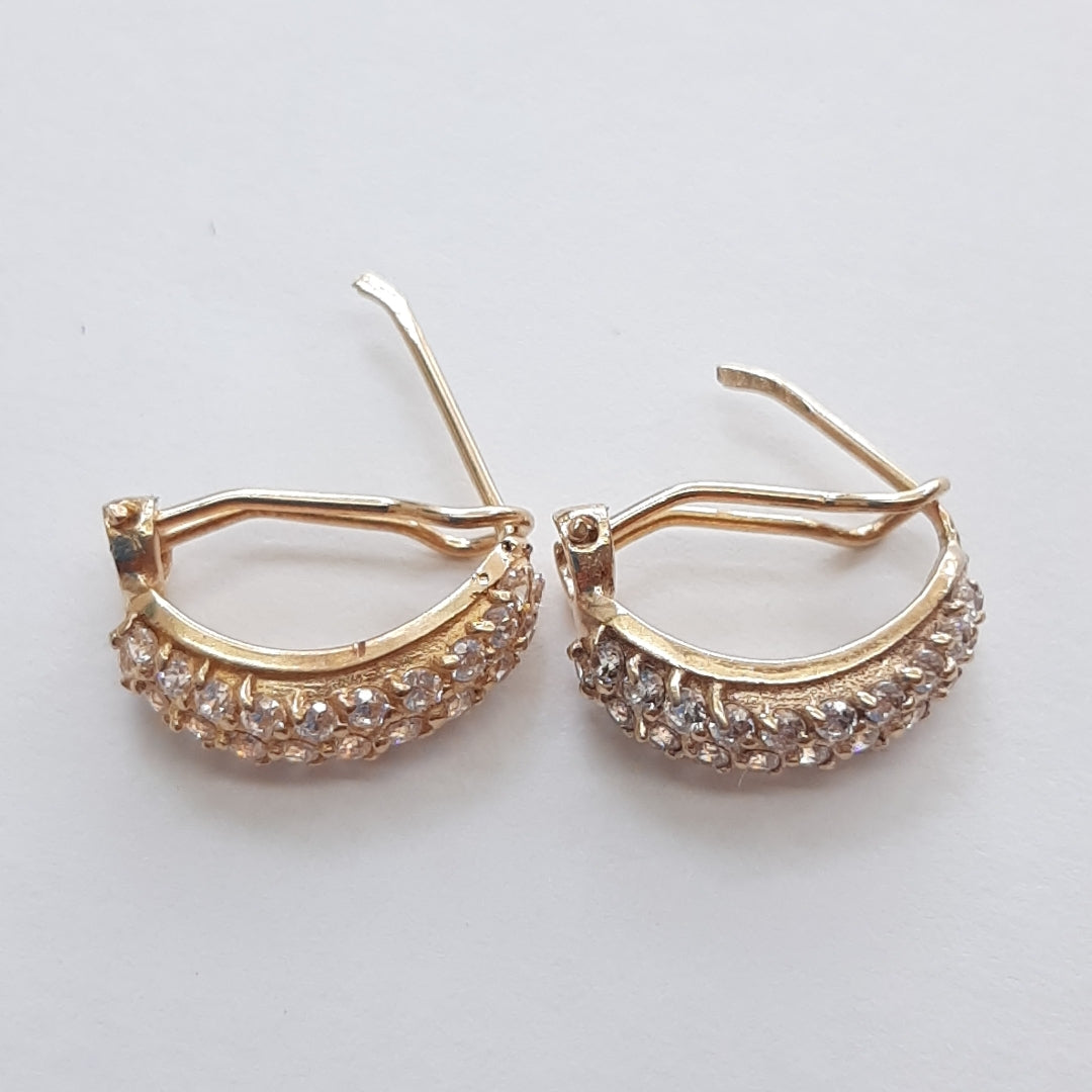 ARETES PAR ORO 10 K 3,20 GRMS (SEMINUEVO)