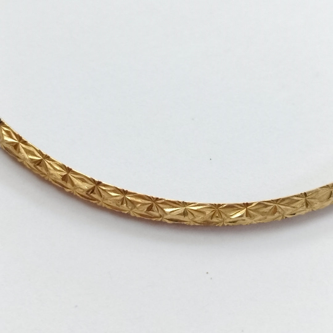 PULSERA RIGIDA ORO 10 K 4,50 GRMS (SEMINUEVO)