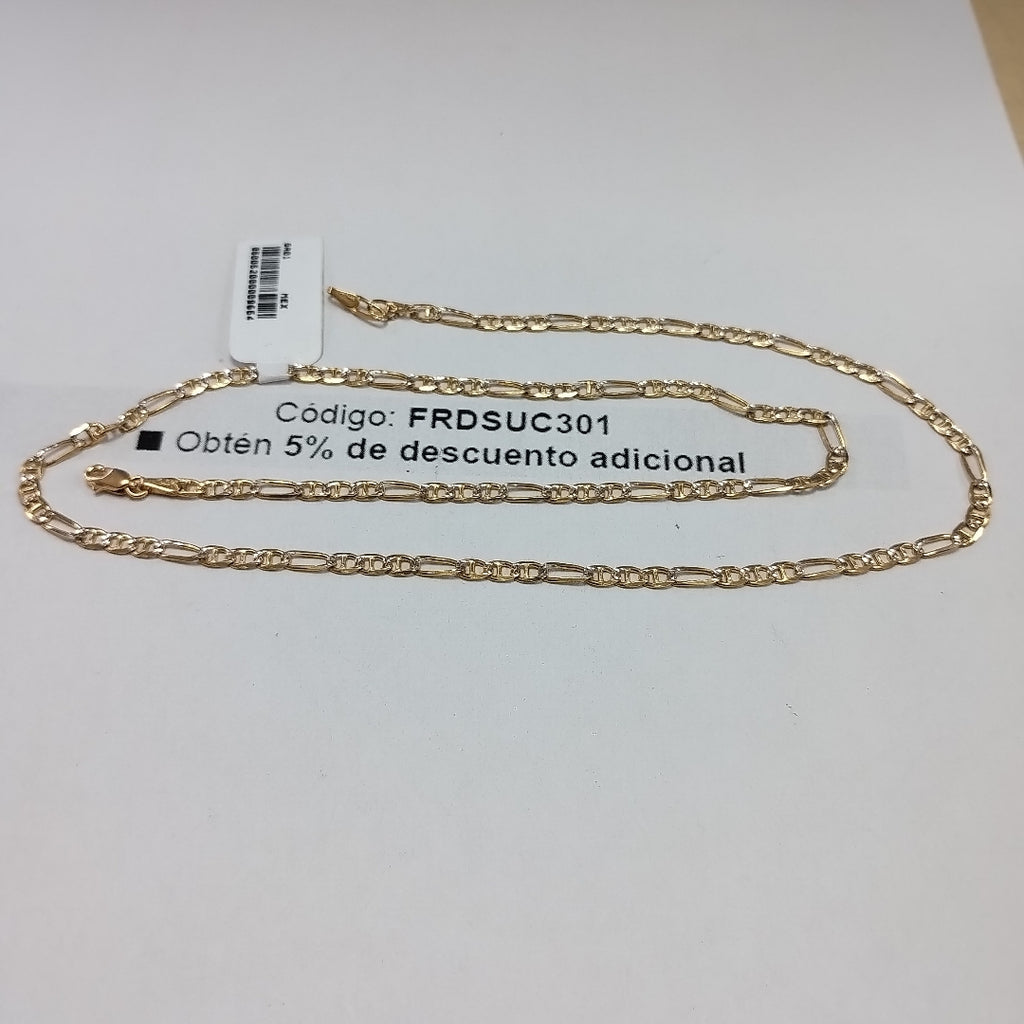 CADENA TEJIDO 3X1 8.6G 55 CM (NUEVO)