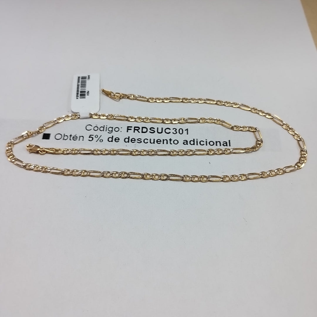 CADENA TEJIDO 3X1 8.6G 55 CM (NUEVO)
