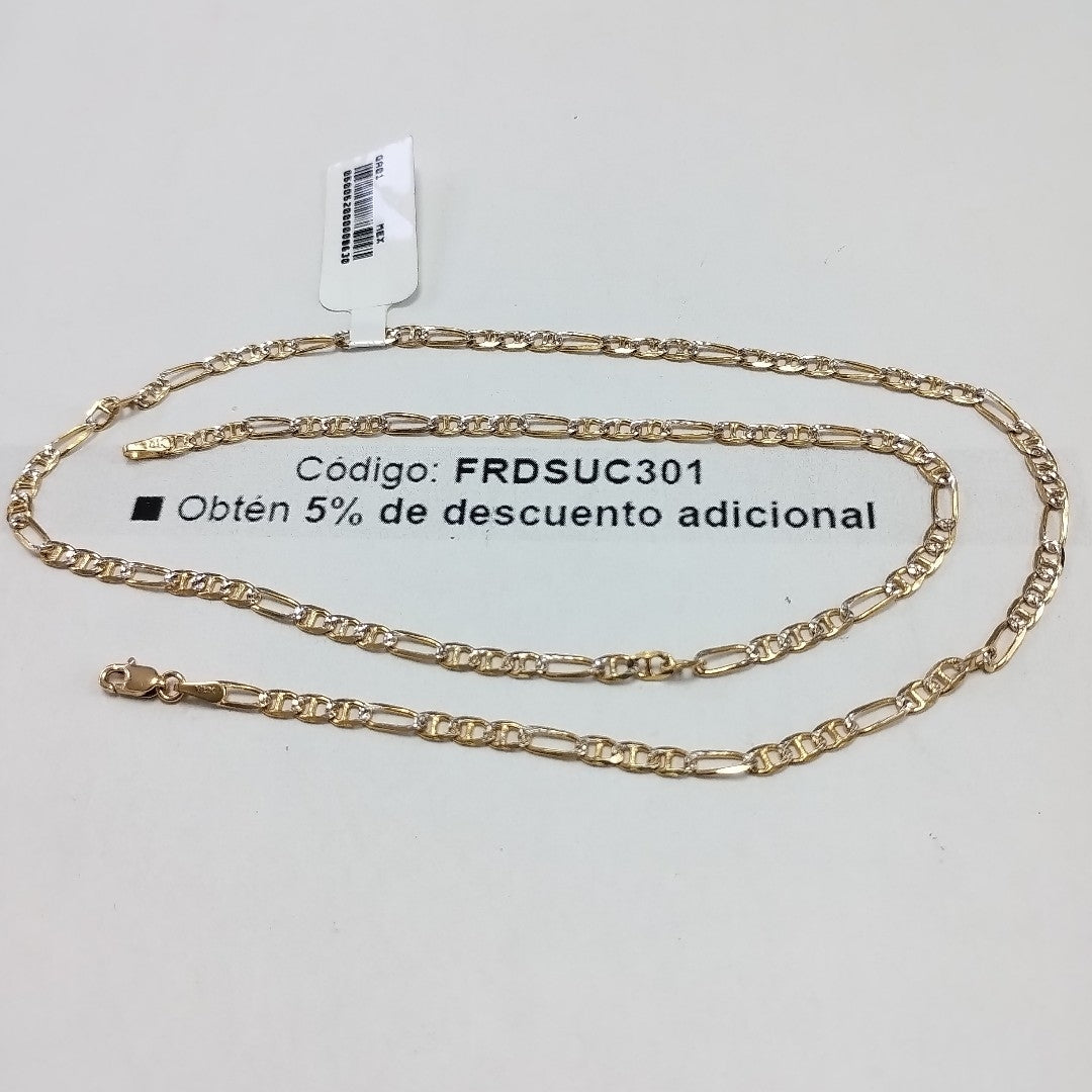 CADENA TEJIDO 3X1 8.5G 55 CM (NUEVO)