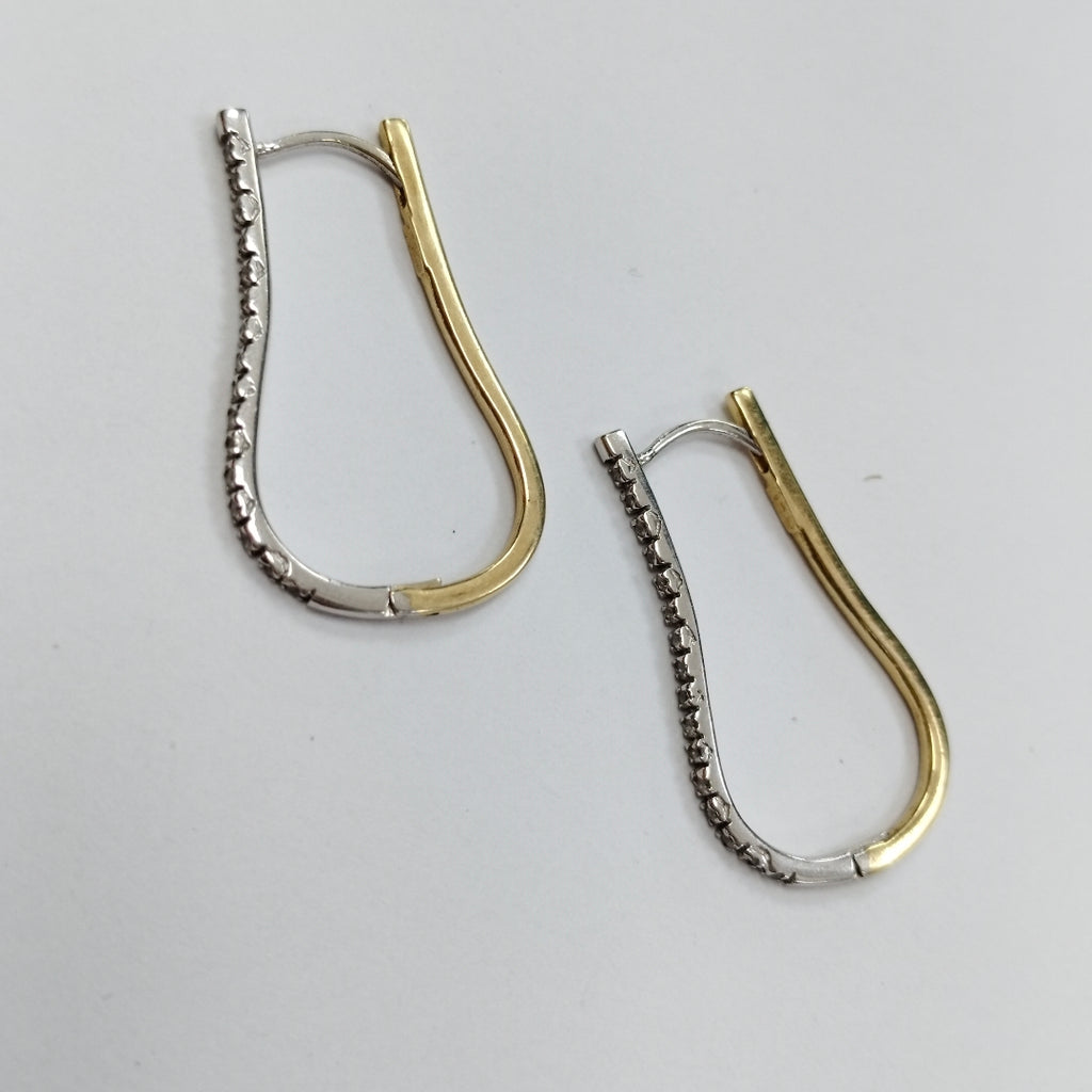 ARRACADAS PAR ORO 14 K 5.6 GRMS (SEMINUEVO)