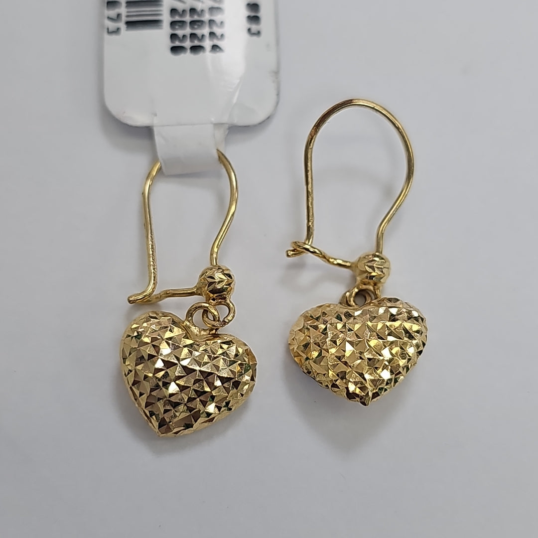ARRACADAS PAR ORO 14 K 1,50 GRMS (SEMINUEVO)
