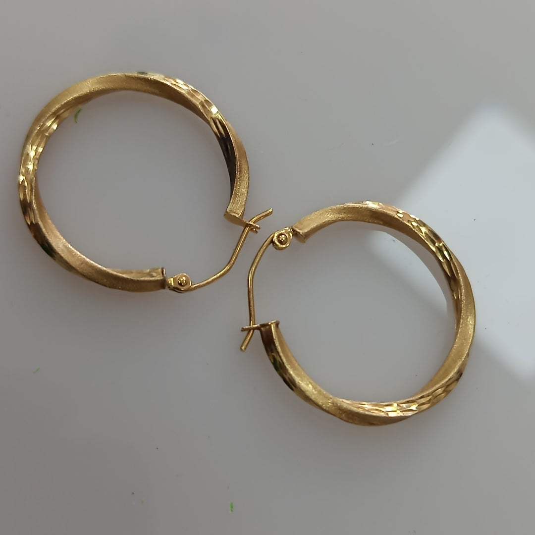 ARRACADAS PAR ORO 14 K 1,90 GRMS (SEMINUEVO)