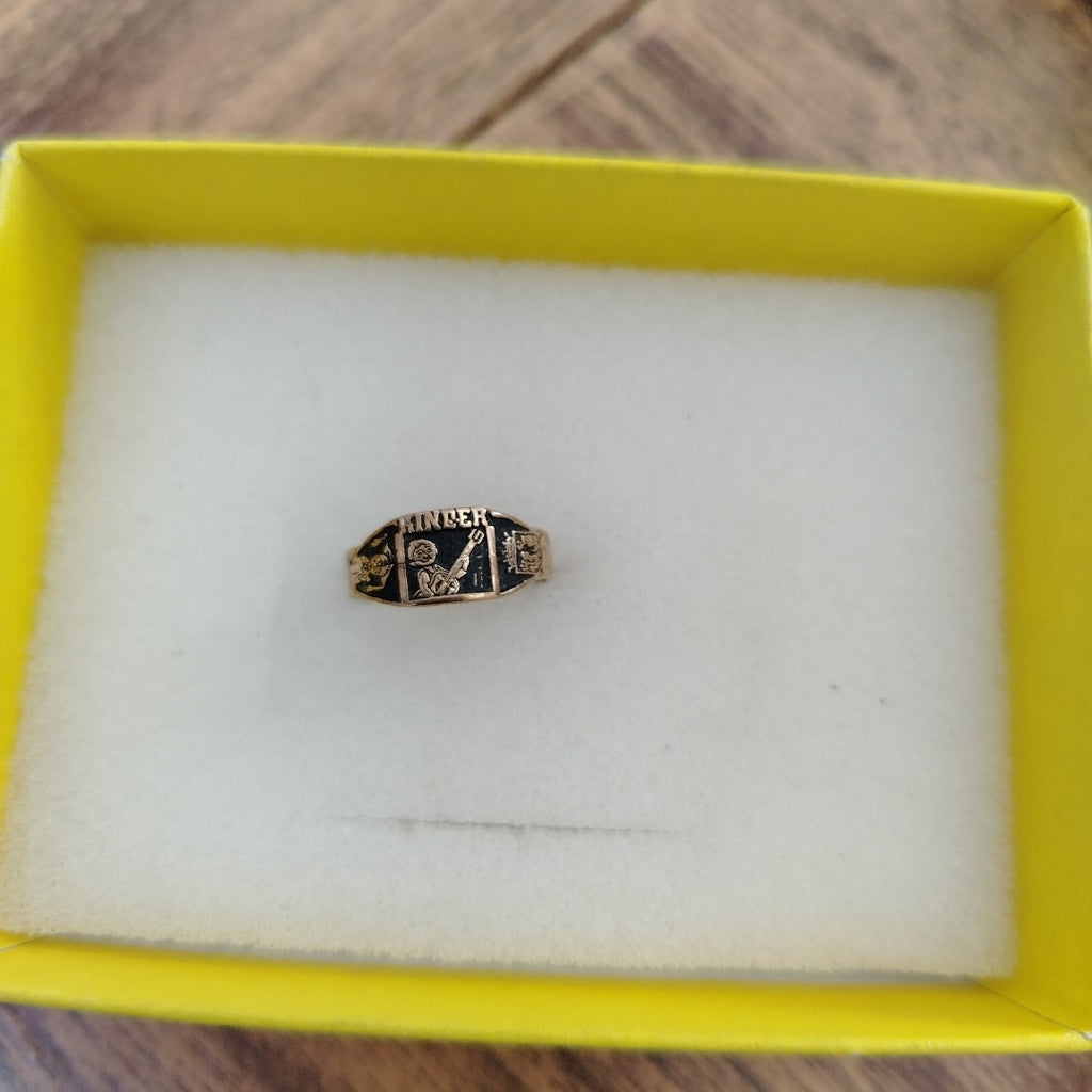ANILLO DE GRADUACIÓN ORO 8 K 1.1 GRMS (SEMINUEVO)