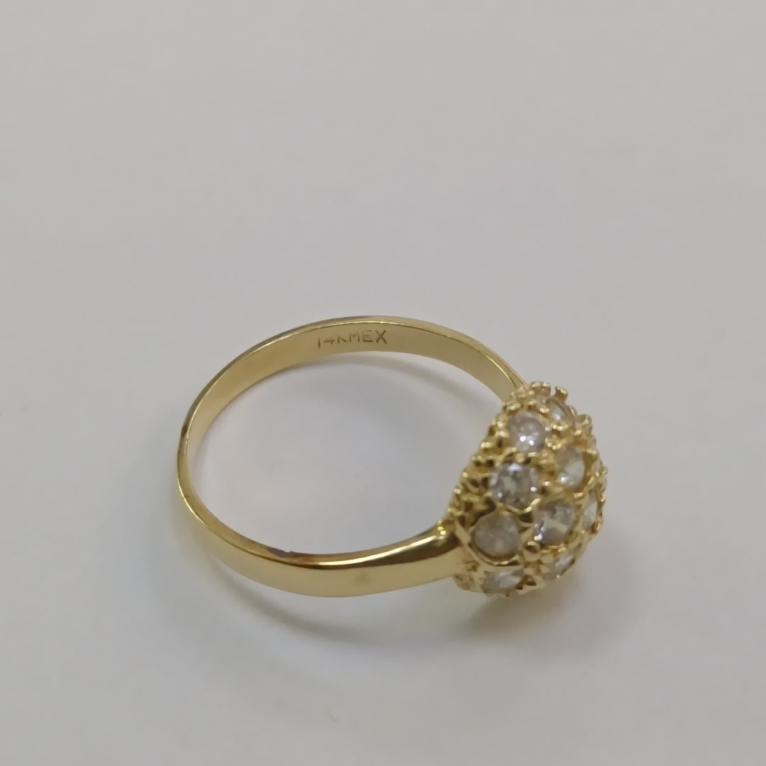 ANILLO ORO 14 K 2,90 GRMS (SEMINUEVO)
