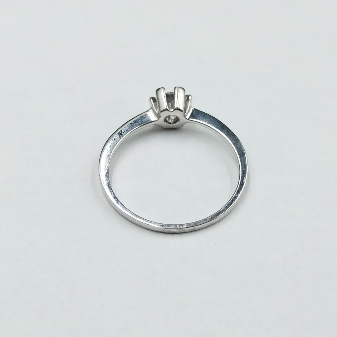 ANILLITO ORO BLANCO 14 K 1.3 GRMS (SEMINUEVO)