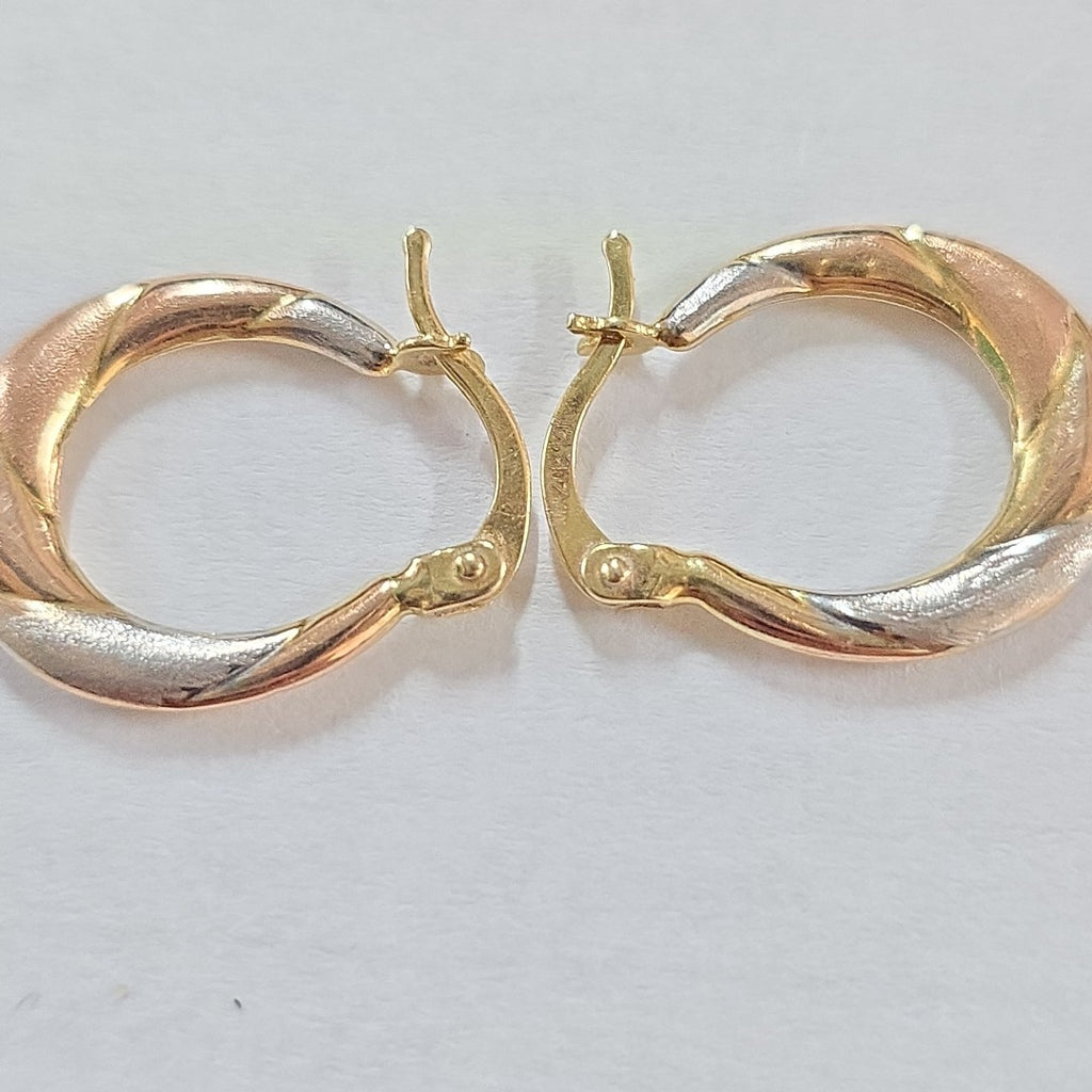 ARRACADAS PAR ORO 14 K 1.1 GRMS (SEMINUEVO)