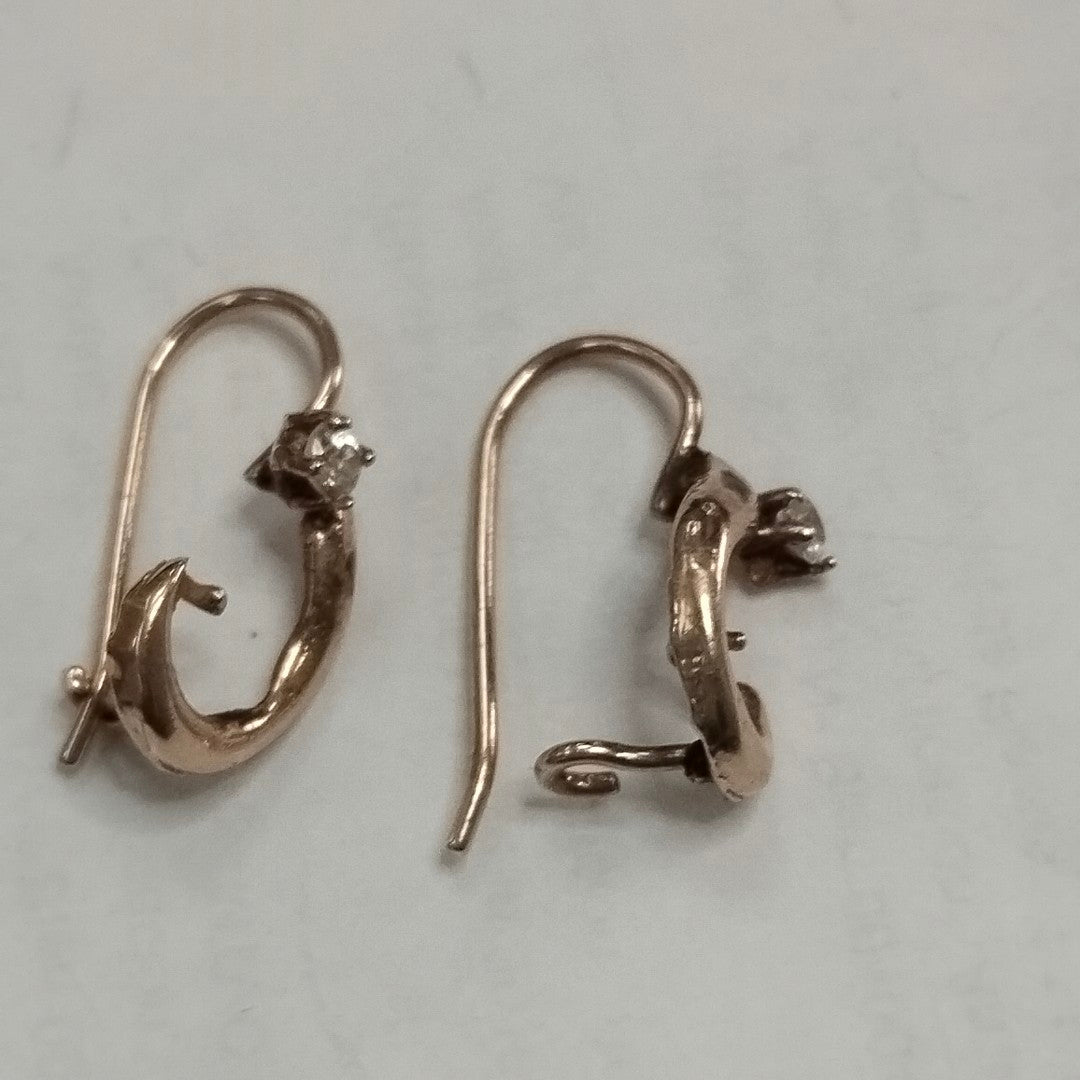 ARETES PAR ORO 8 K 1,20 GRMS (SEMINUEVO)