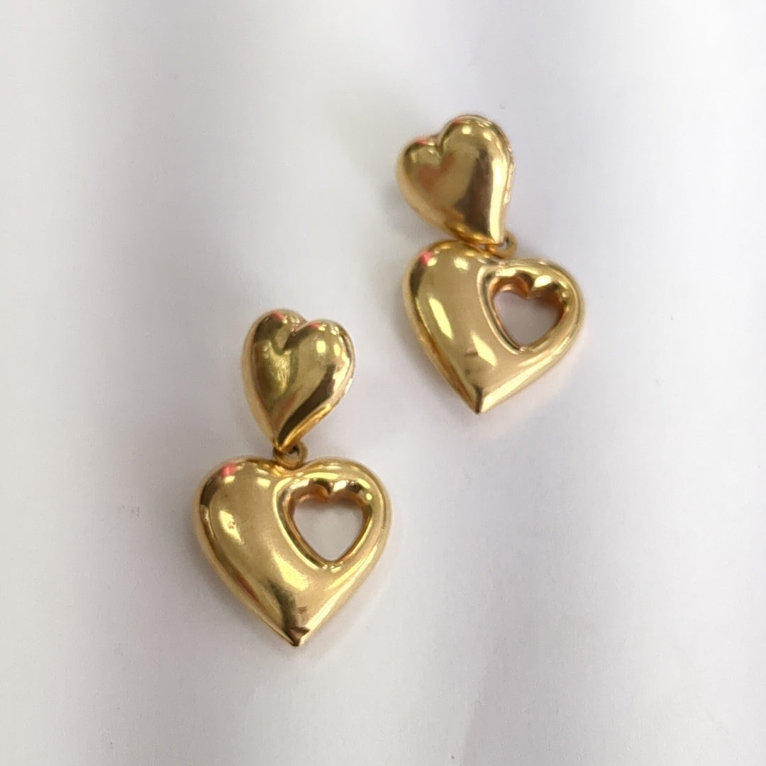 ARETES PAR ORO 10 K 7.6 GRMS (SEMINUEVO)