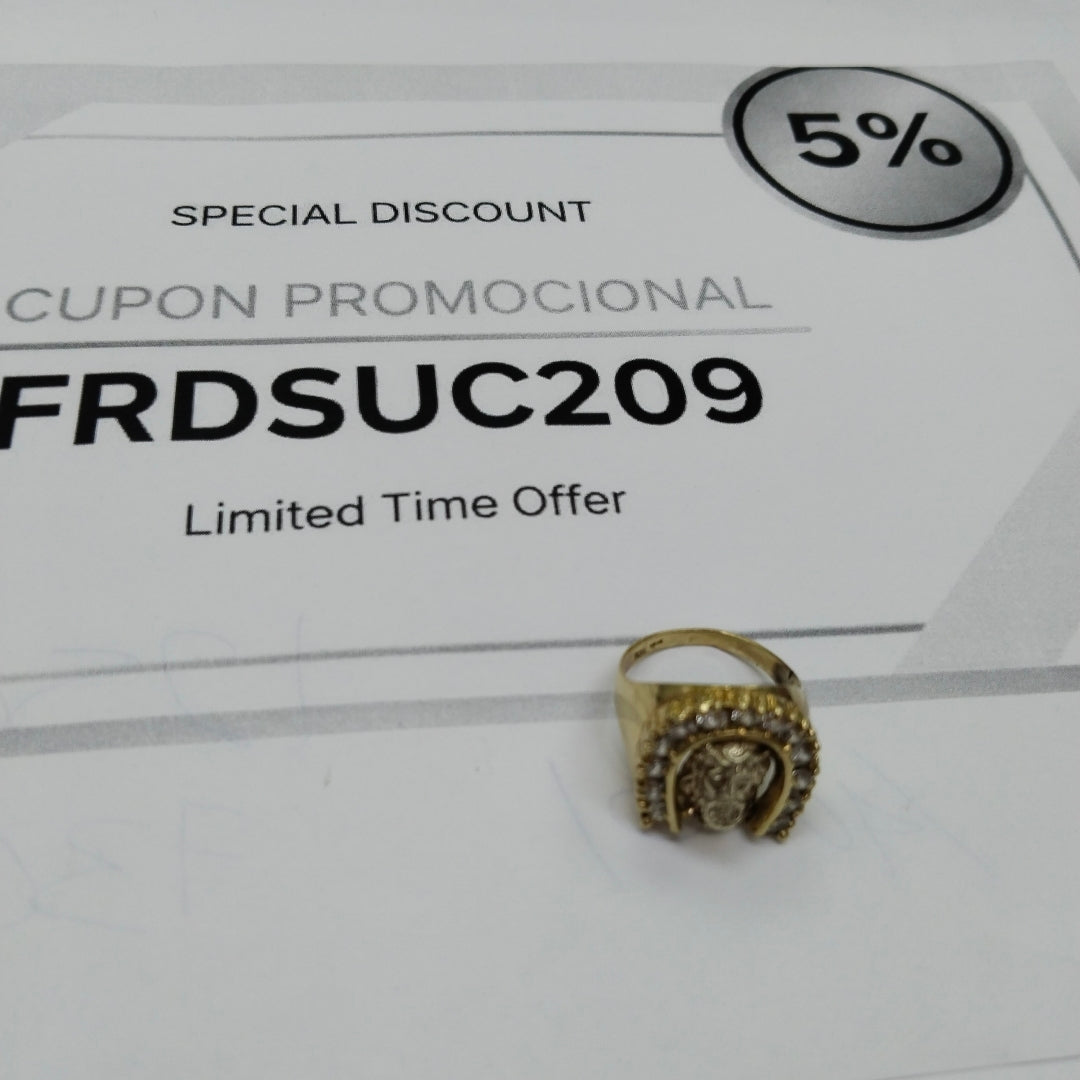 ANILLO ORO 10 K 7.3 GRMS (SEMINUEVO)