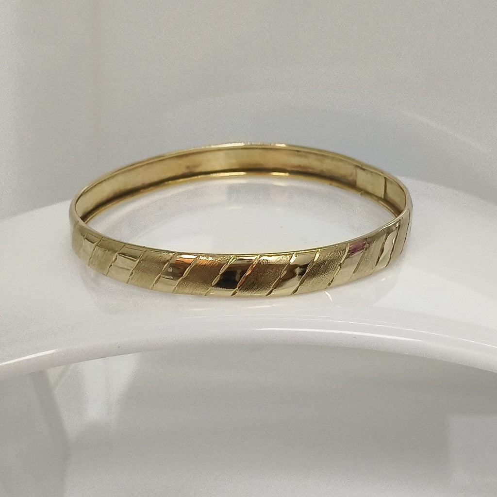PULSERA RIGIDA ORO 14 K 9 GRMS (SEMINUEVO)