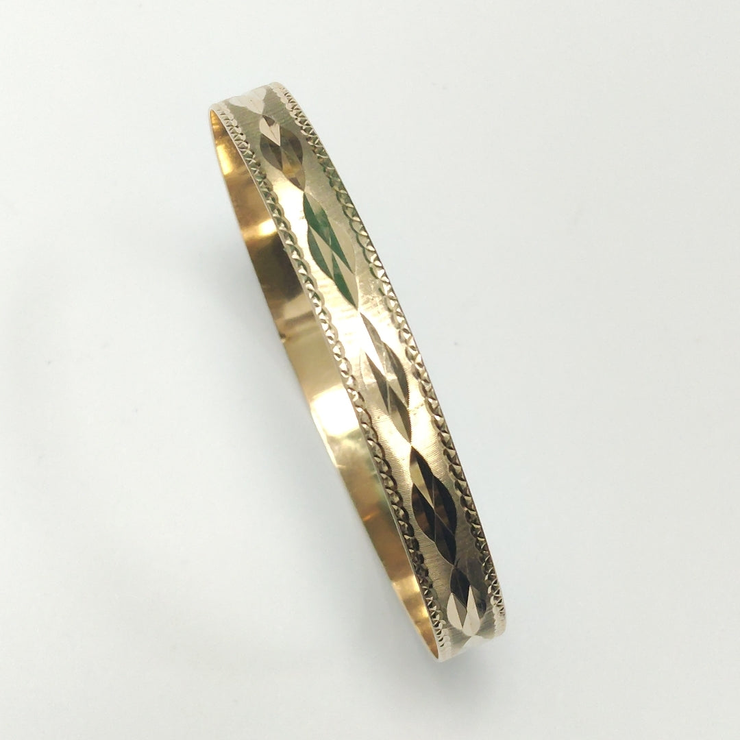 PULSERA RIGIDA ORO 10 K 9,40 GRMS (SEMINUEVO)