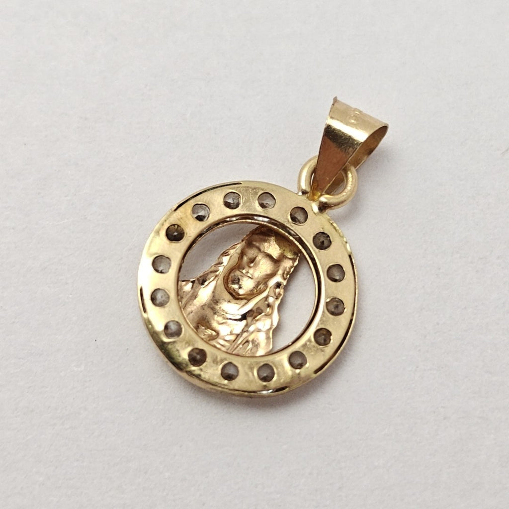 MEDALLA RELIGIOSA ORO 14 K 0,60 GRMS (SEMINUEVO)