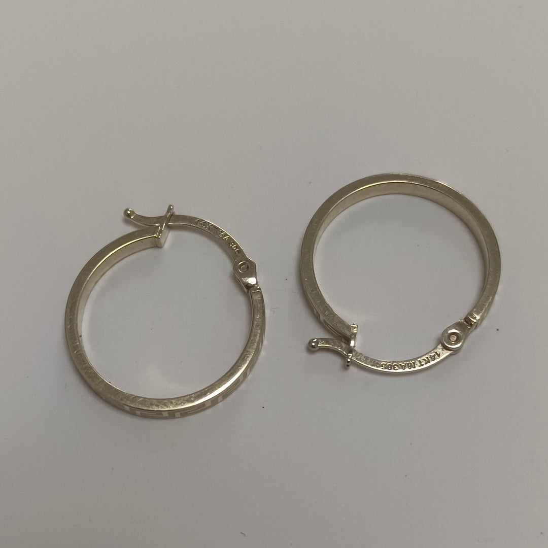 ARRACADAS PAR ORO 14 K 1.2 GRMS (SEMINUEVO)