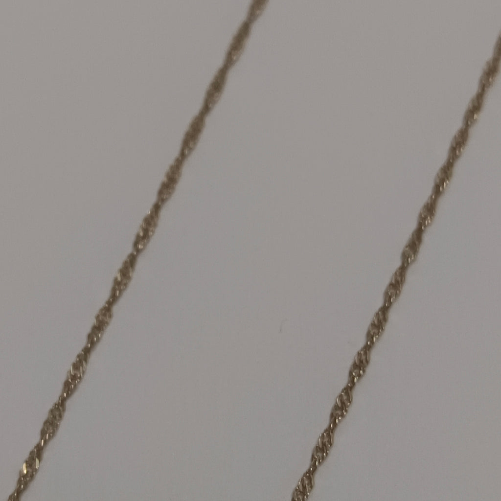 COLLAR ORO,ORO COMBINADO 14 K 0,90 GRMS (SEMINUEVO)