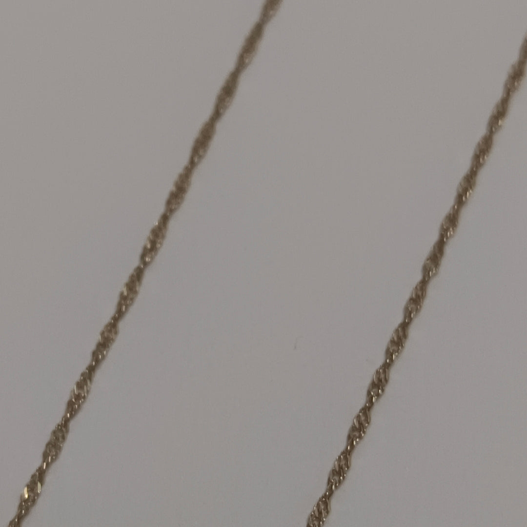 COLLAR ORO,ORO COMBINADO 14 K 0,90 GRMS (SEMINUEVO)