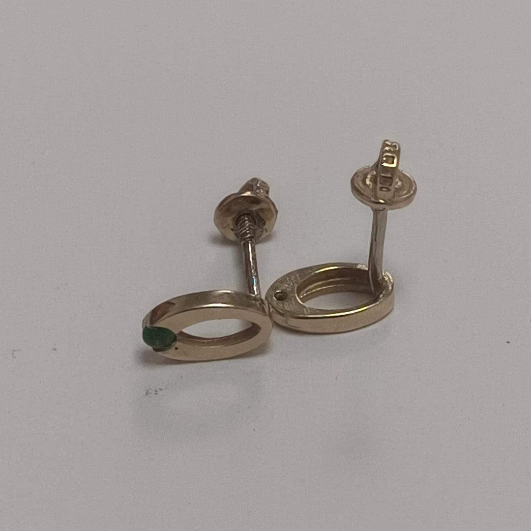 BROQUELES PAR ORO 14 K 0,50 GRMS (SEMINUEVO)
