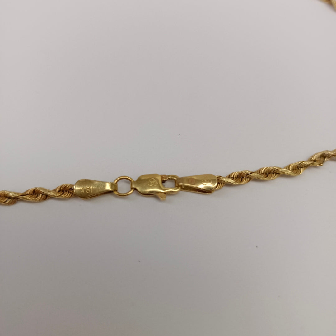CADENA ORO 18 K 7.5 GRMS (SEMINUEVO)