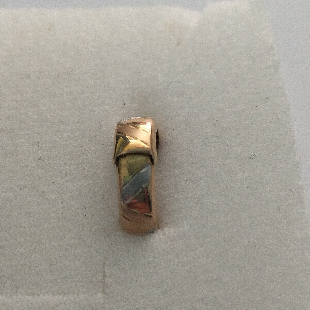 ARRACADAS PAR ORO 14 K 1.7 GRMS (SEMINUEVO)