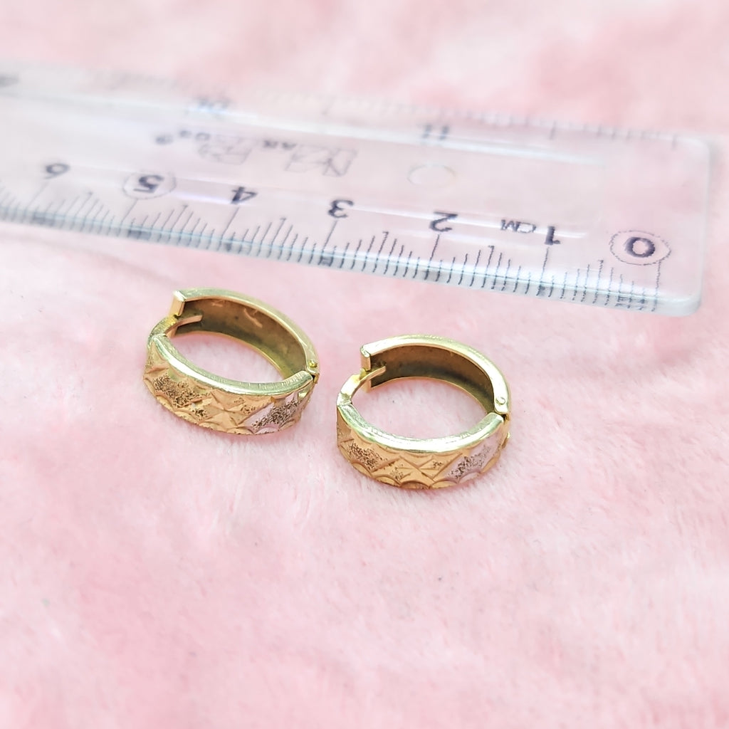 ARRACADAS PAR ORO 14 K 2.4 GRMS (SEMINUEVO)