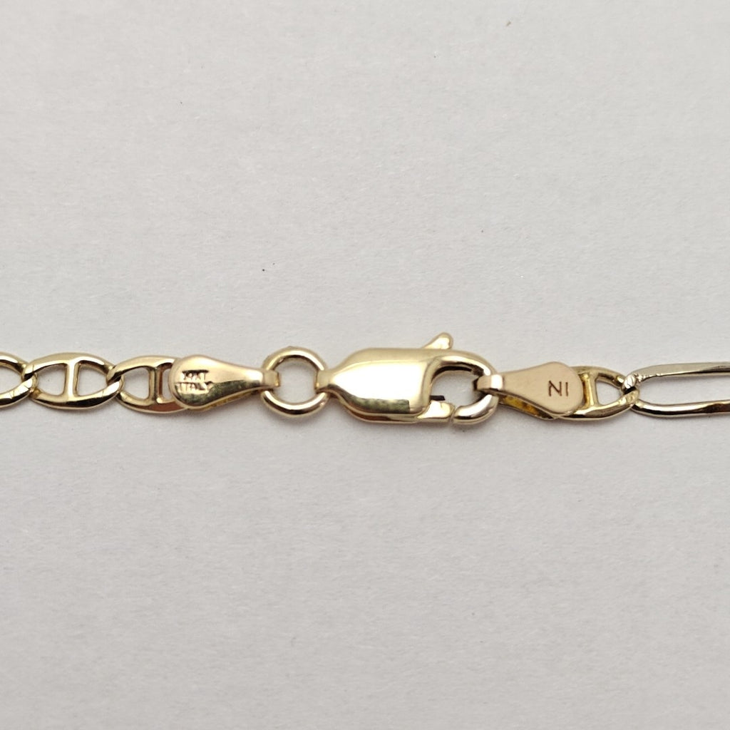 CADENA ORO COMBINADO 14 K 7,50 GRMS (SEMINUEVO)