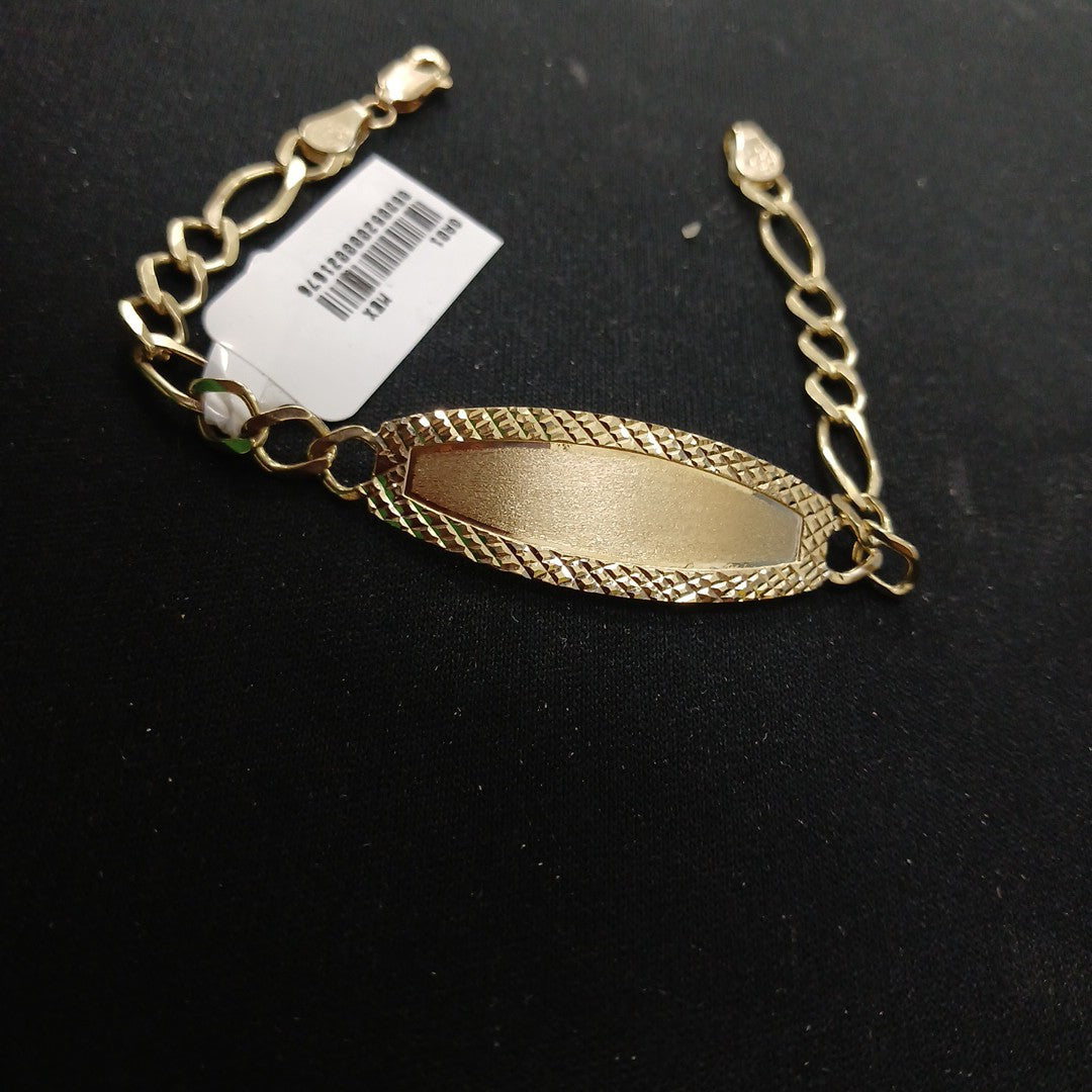 PULSERAS TEJIDO ESCLAVA 3X1 ORO 10K 18 CM 7.2 GR (NUEVO)