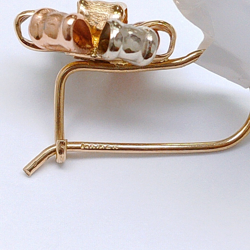 ARETES PAR ORO 14 K 2.4 GRMS (SEMINUEVO)