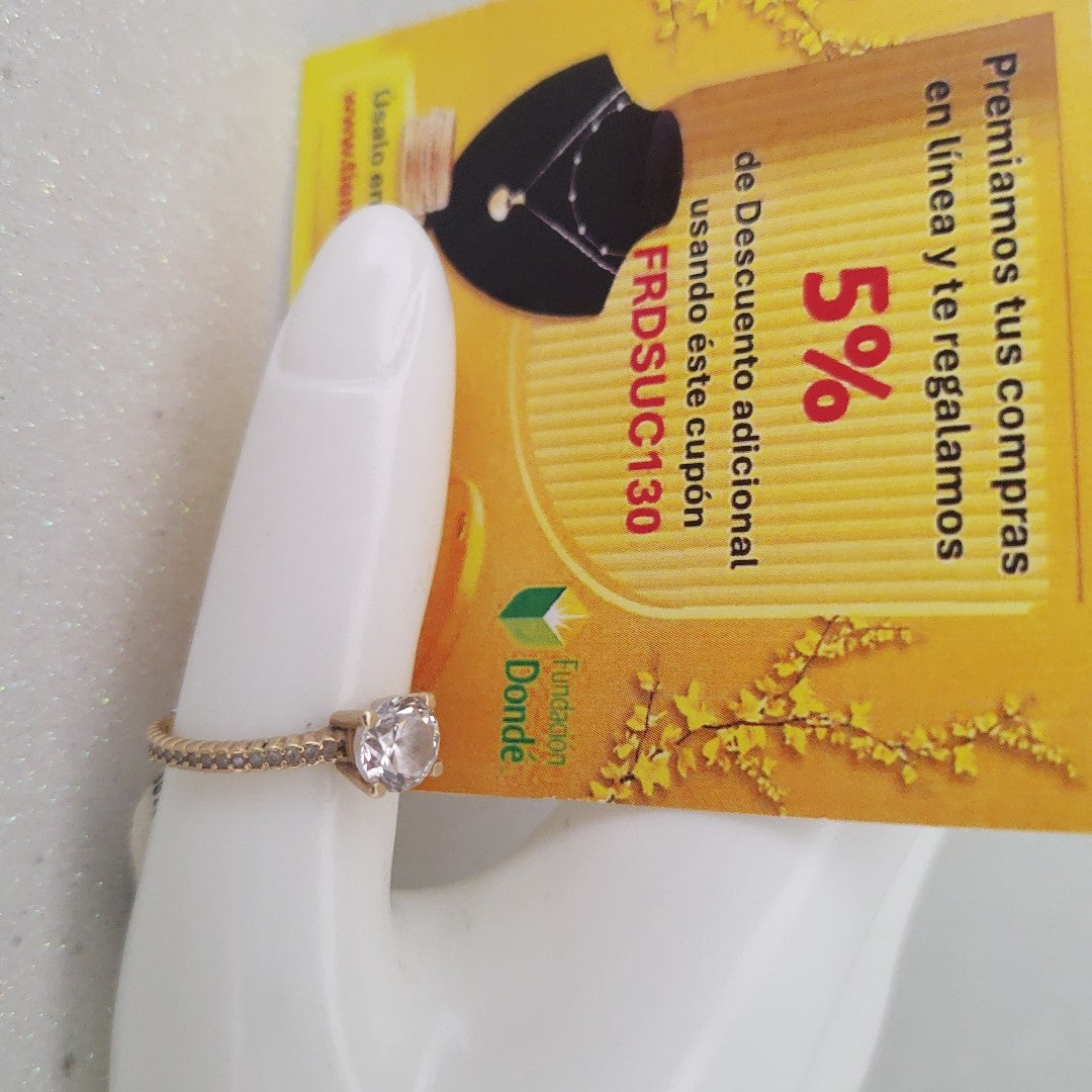 SOLITARIO ORO 14 K 2.3 GRMS (SEMINUEVO)