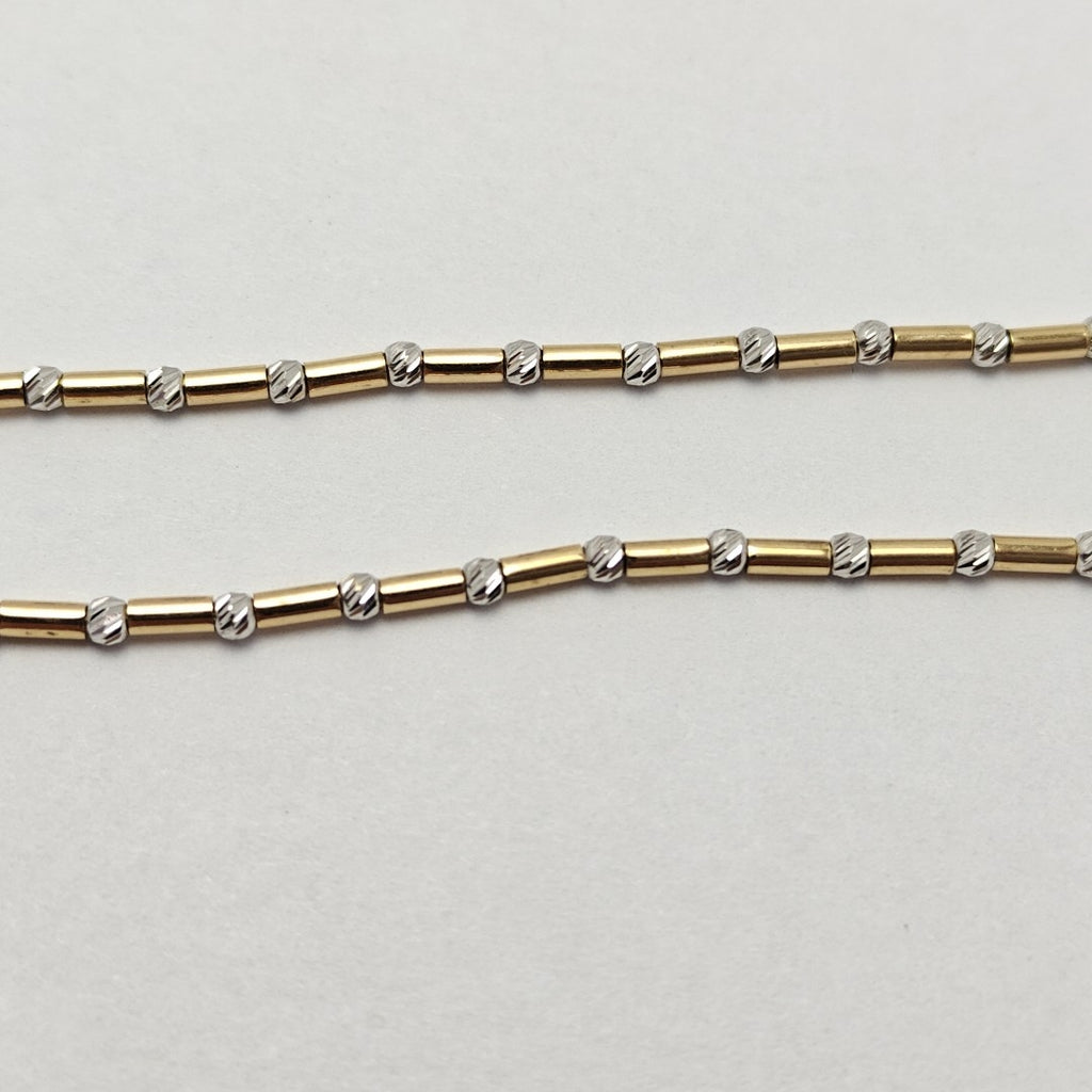 GARGANTILLA ORO COMBINADO 14 K 7,20 GRMS (SEMINUEVO)