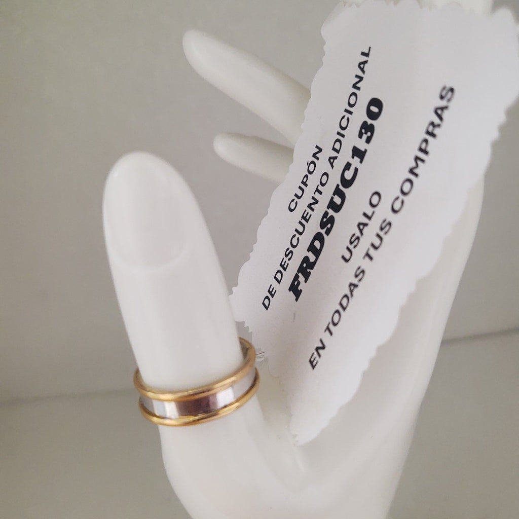 ARGOLLA ORO, ORO BLANCO 14 K 5.7 GRMS (SEMINUEVO)
