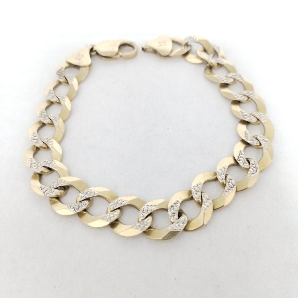 PULSERA ORO COMBINADO 14 K 32,80 GRMS (SEMINUEVO)