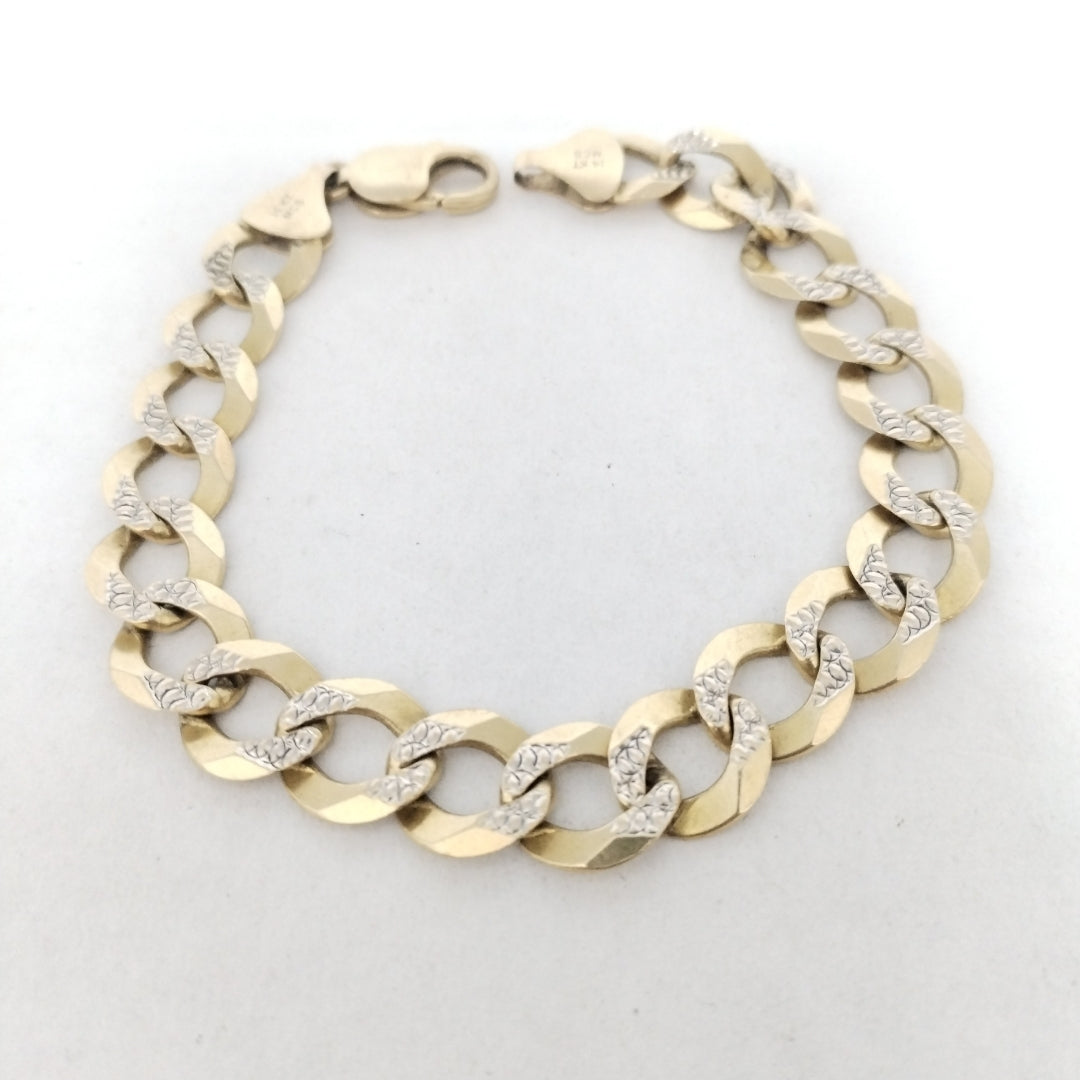 PULSERA ORO COMBINADO 14 K 32,80 GRMS (SEMINUEVO)