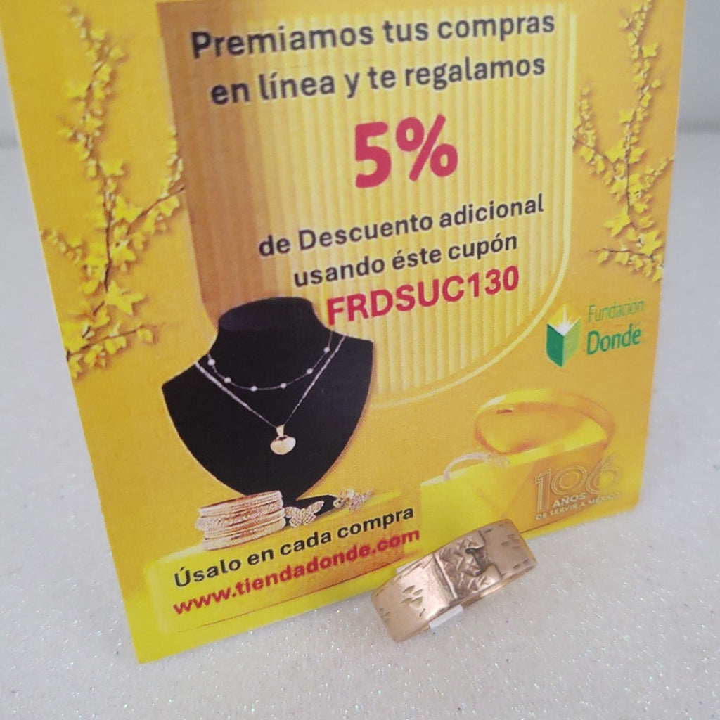 ARGOLLA ORO 10 K 2.4 GRMS (SEMINUEVO)