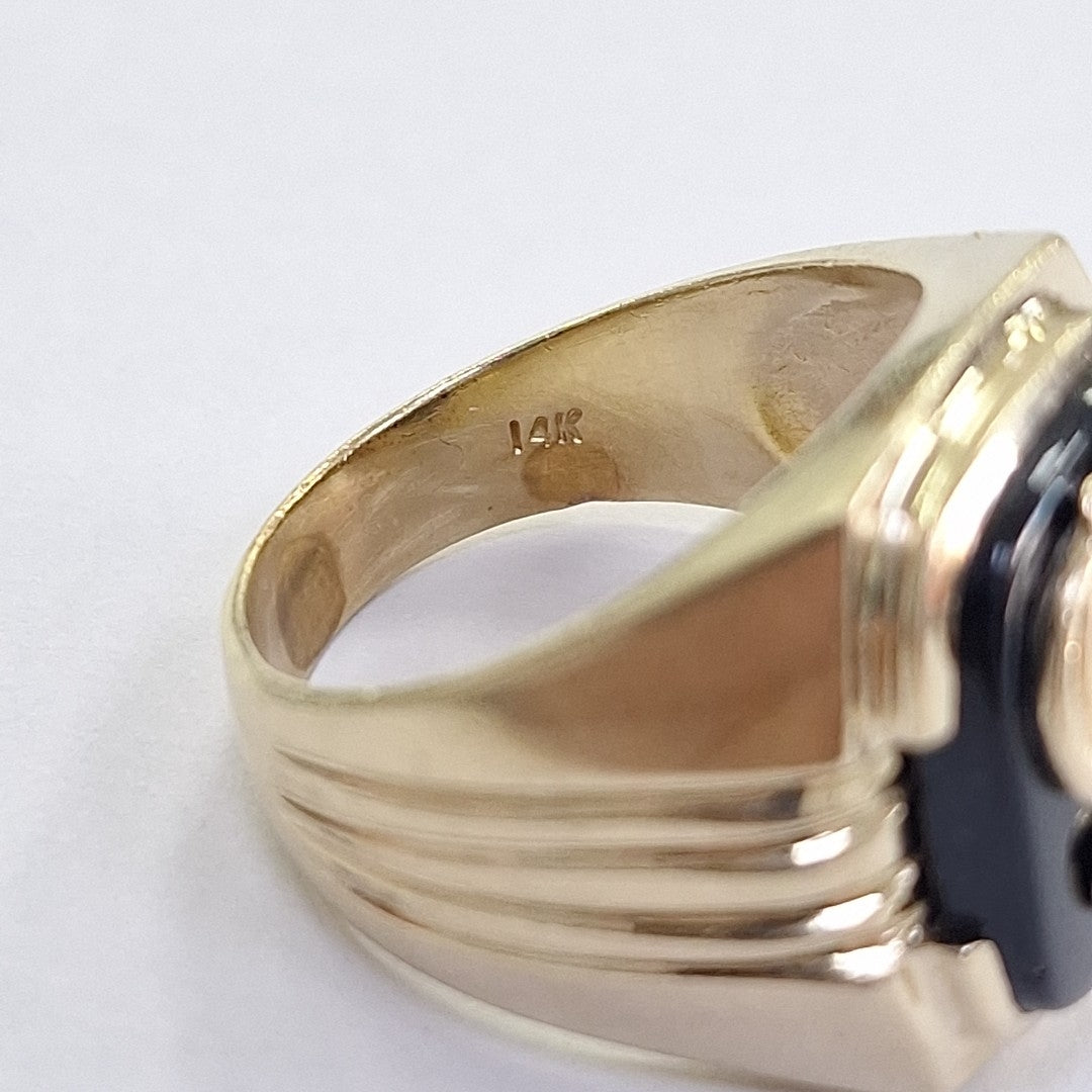 ANILLO ORO 14 K 11.5 GRMS (SEMINUEVO)