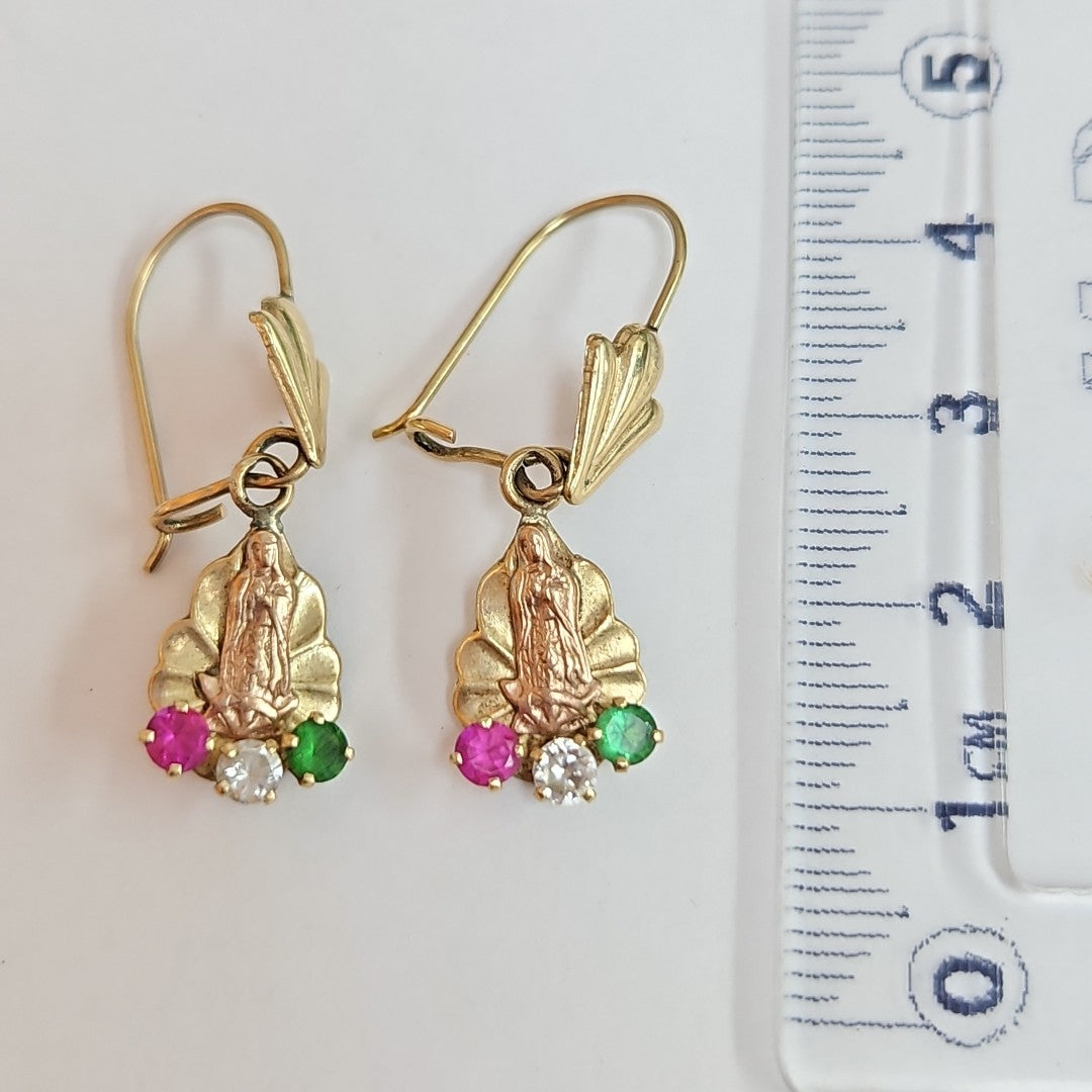 ARETES PAR ORO 14 K 2.5 GRMS (SEMINUEVO)