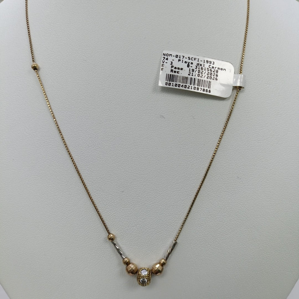 GARGANTILLA ORO,RODIADO 10 K 3,50 GRMS (SEMINUEVO)